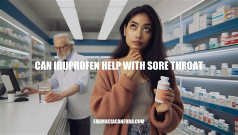 Can Ibuprofen Help With Sore Throat: Relief and Efficacy Explained