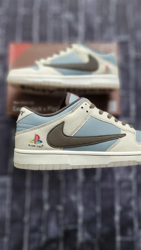 Travis Scott Playstation Dunks from Zhang : r/RepHeads