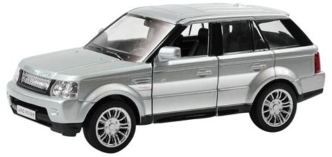 Rmz City Die Cast Land Rover Range Rover Sport, Silver/Black (5-inch ...