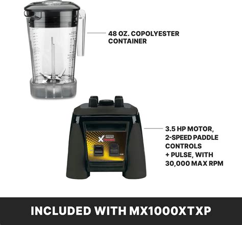 Waring Commercial MX1000XTXP 3.5 HP Blender with India | Ubuy