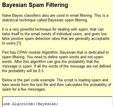 Image result for How Bayesian Filter for Email Work