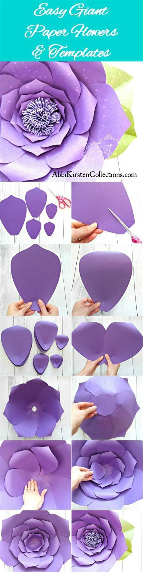 Printable Paper Flower Template Cut Out | Best Flower Site