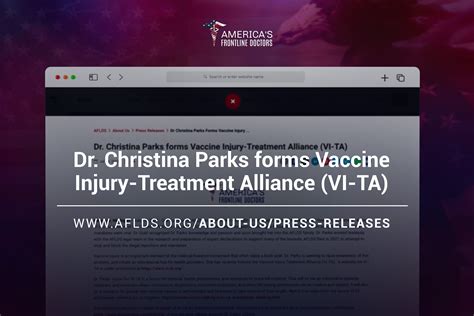 Dr. Christina Parks forms Vaccine Injury-Treatment Alliance (VI-TA ...