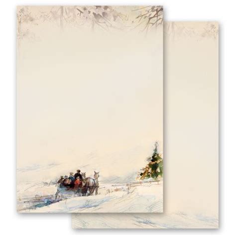 Stationery motif-paper sets Nature Carriage In Forest Nature & Landsc