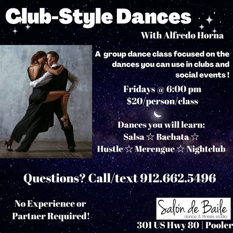 Club Style Dance Basics & Beyond with Alfredo Horna at SdeBDanceStudio ...
