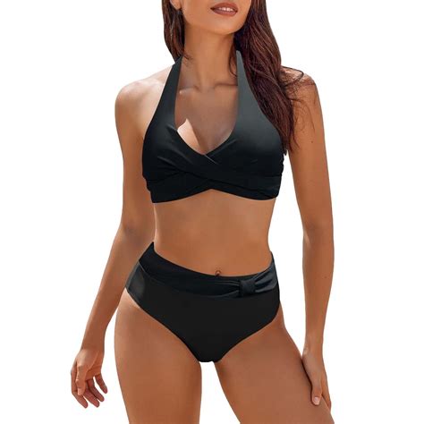 Baberdicy Tankini Swimsuits for Women, Womens Swimsuits Two Piece High ...