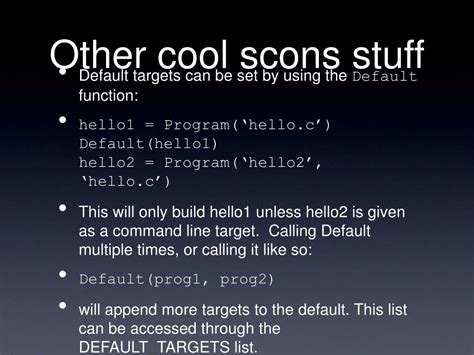 Scons Tutorial 的图像结果