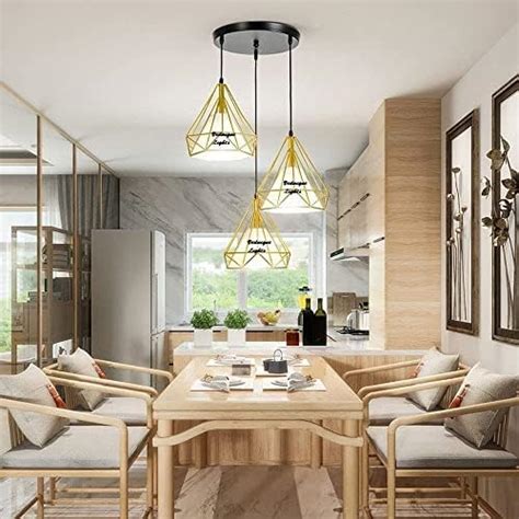 Buy CRAFTSDEC 40 Watts Pendant Lights with White Shade Chandelier ...