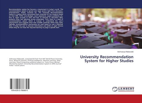 University Recommendation System for Higher Studies : Aishwarya ...
