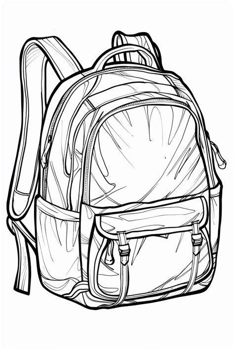 Backpack Coloring Pages (Free Downloads) - Coloring Sheets For Kids