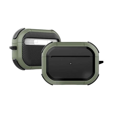 Eggshell Buffer Design (Dark Green) Silicone Case For Apple Airpods Pr ...