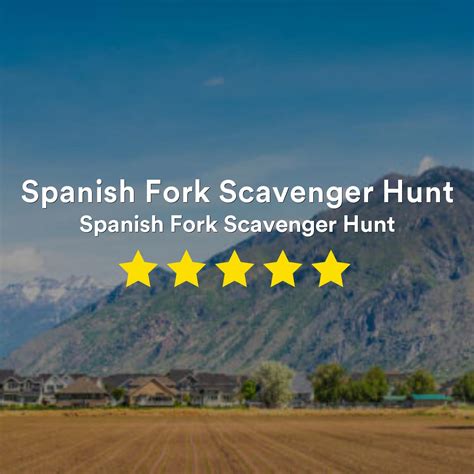 Spanish Fork Team Building Scavenger Hunt Activities