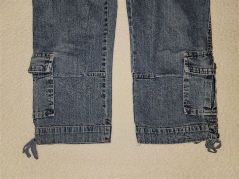 Womens/Jrs Ethyl Vintage Denim Jean Capris Pants Sz 4 - Gem
