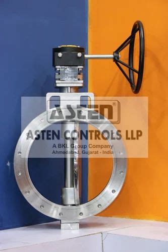 Offset Disc Butterfly Valve - Electrical Actuator Operated Offset Disc ...