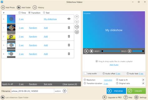 Windows Slideshow Maker Windows 1.0 的图像结果