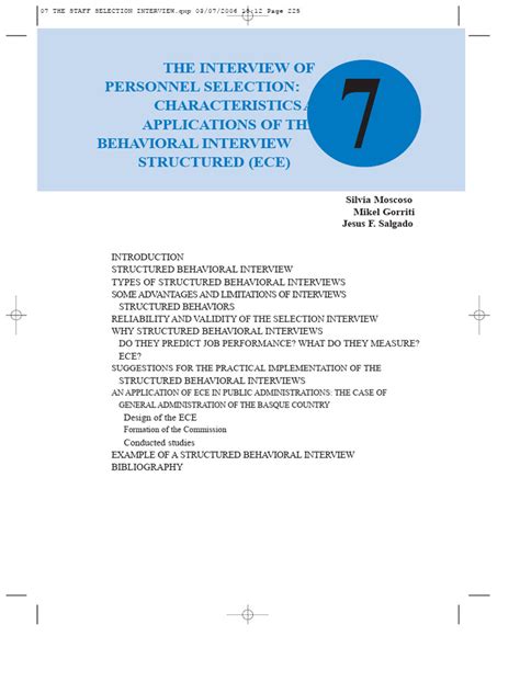 Image result for Structured Behavioral Interview Approach