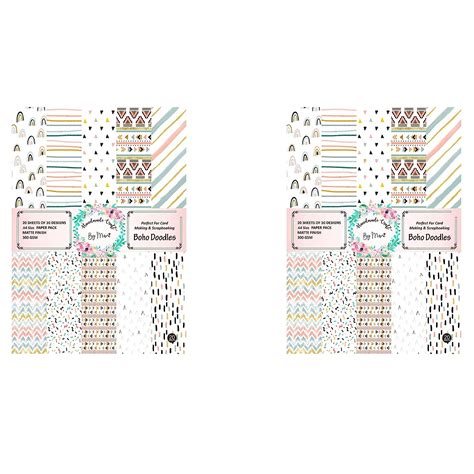 Dheett Scrapbooking Paperpack A4 40 Decorative Craft Scrapbook Paper ...