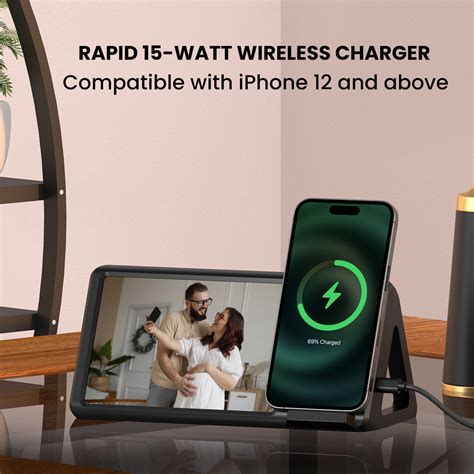 Shop Portronics Freedom 5 15w Wireless Charger with Photo Frame