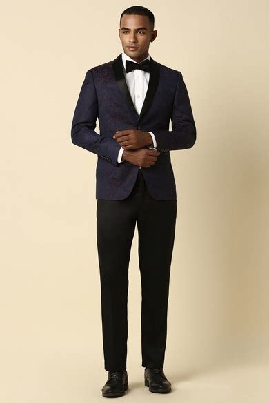 Buy Men Purple Slim Fit Printed Party Two Piece Suit Online - 950602 ...