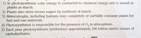 Why could photosynthesis be considered the single most important ...