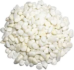 Creative Farmer 10Kg White Pebbles for Lucky Bamboo Plant Pebbles for ...