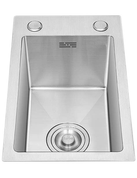 Hyebox Single Bowl Kitchen Sink Offset Faucet Hole Undermount Stainless ...