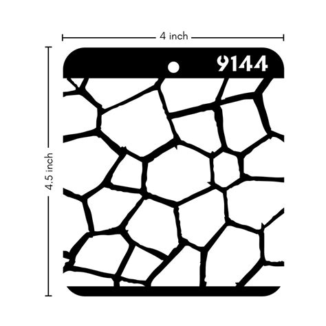 iCraft Mini Stencils - 4 x 4" - 9144| Art Lounge