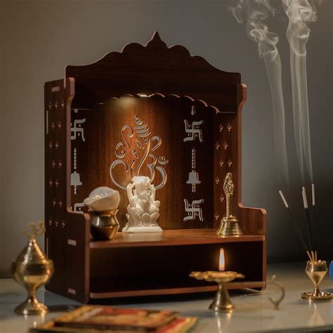 Patiofy Temple for Home/Mandir/Home Temple/Pooja Mandir/Home Temple ...