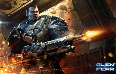 Wallpaper weapons, soldiers, armor, fighter, City Interactive, Alien ...