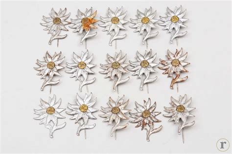 ratisbon's | 15 x HJ Edelweiss cap badges | DISCOVER GENUINE MILITARIA ...