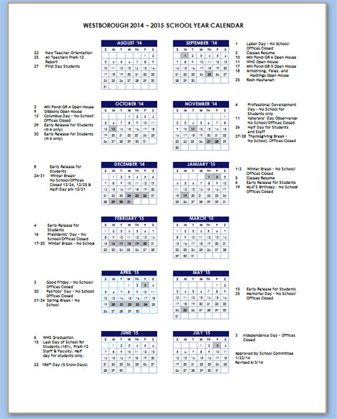 Lwsd Org Calendar - Preschool Calendar Printable