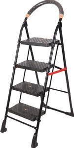 HOMACE 4 Steps Ladder Heavy Duty Super Milano Folding Ladder (7 Year ...