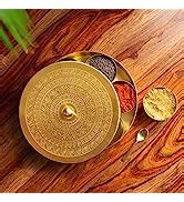 ExclusiveLane Sheesham Wooden Table Top Masala Dabba Containers Jars ...