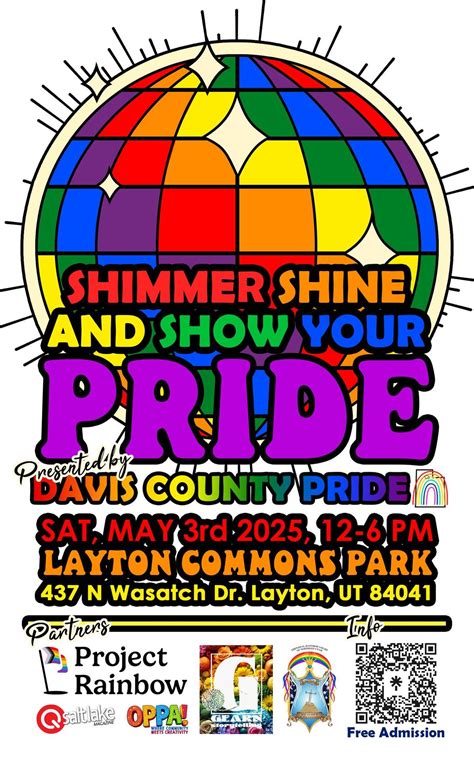2025 Shimmer, Shine and Show Your PRIDE Festival, Layton Commons Park ...
