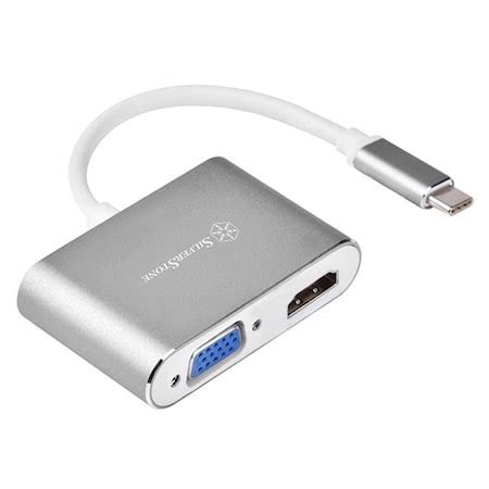 Silverstone SilverStone Technologies EP16 USB Type-C to VGA & HDMI ...