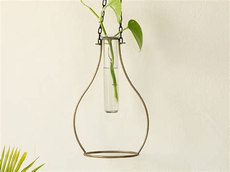 ExclusiveLane 'Modern Glass Garden' Test Tube Planter for Home Decor ...