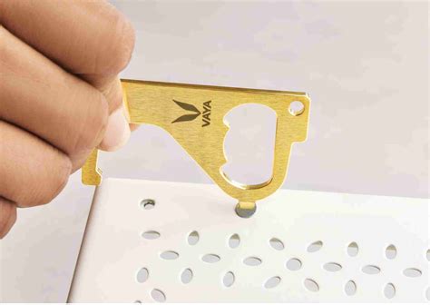 Vaya SafeTouch Multipurpose Safety Key – Anti-Microbial Brass Hand Tool ...