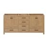 Avanity Modero 72-in Brushed Oak Bathroom Vanity Base Cabinet without ...