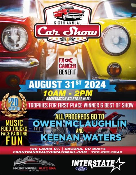 Fx Cancer Benefit Car Show , 120 Laura Ct, Dacono, CO 80514-5069 ...