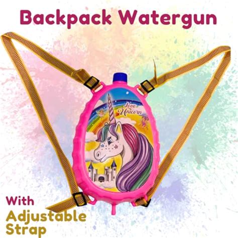 Storio Holi Water Toy Gun with Pressure Mechanism for Long Throw, Back