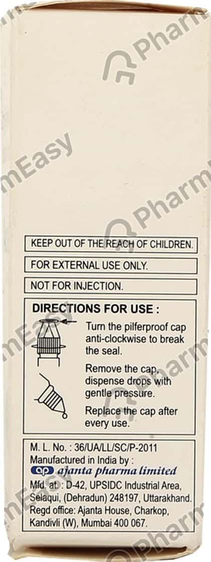 Aqualube 0.5 %W/V Eye Drop (10): Uses, Side Effects, Price & Dosage ...