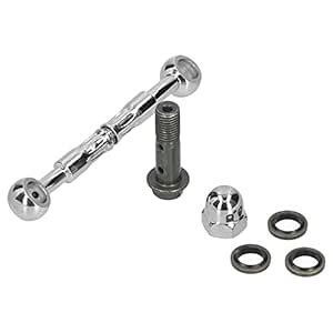 Brake Hose Extender, Steel Hydraulic Line Prolong Connector Durable ...