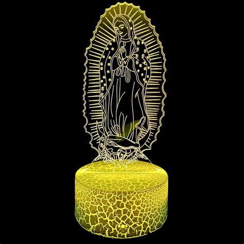 Buy GETI 3D LED Night Light San Judas Jesus Malverde Jesus Christ ...