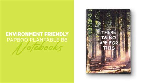 Environment-Friendly Notebooks - PAPBOO PLANTABLE B6 NOTEBOOKS – SCOOBOO
