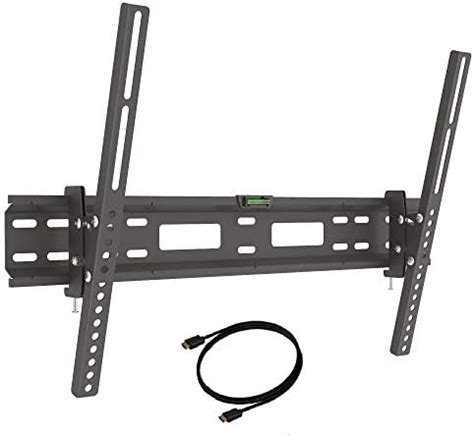 Buy Barkan 13” - 60” Tilt TV Wall Mount + 6ft HDMI Cable, up to 88 lbs ...