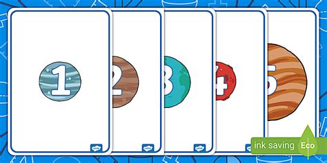 👉 Number Planets 1 to 5 Posters