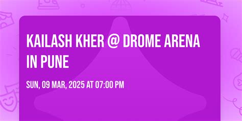 Kailash Kher @ Drome Arena in Pune, Drome Arena, Pune, 9 March 2025 ...