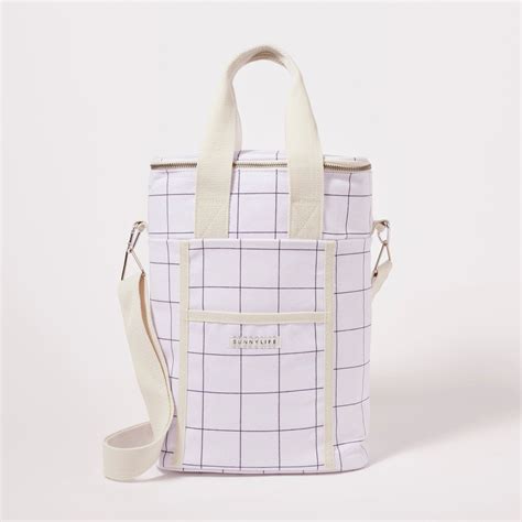 Insulated Cooler Bag - Check Coconut – Bombay Kids Company