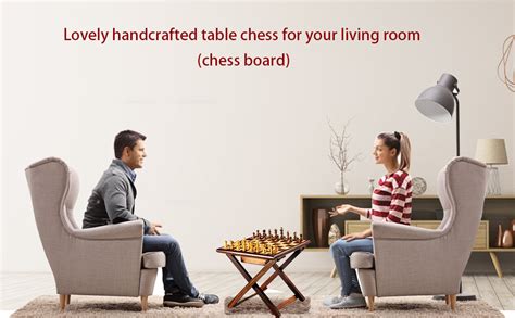 Buy Serenz Adult Chess Wooden Table Chess, 12-Inch(Multicolour) (Table ...