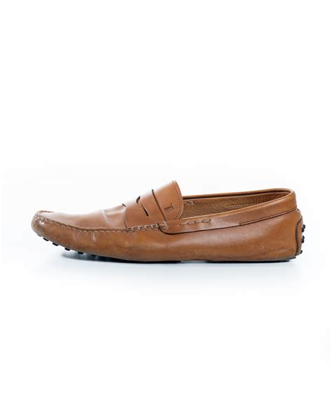 Tods Brown Leather Slip Loafers – The Mainstreet Marketplace